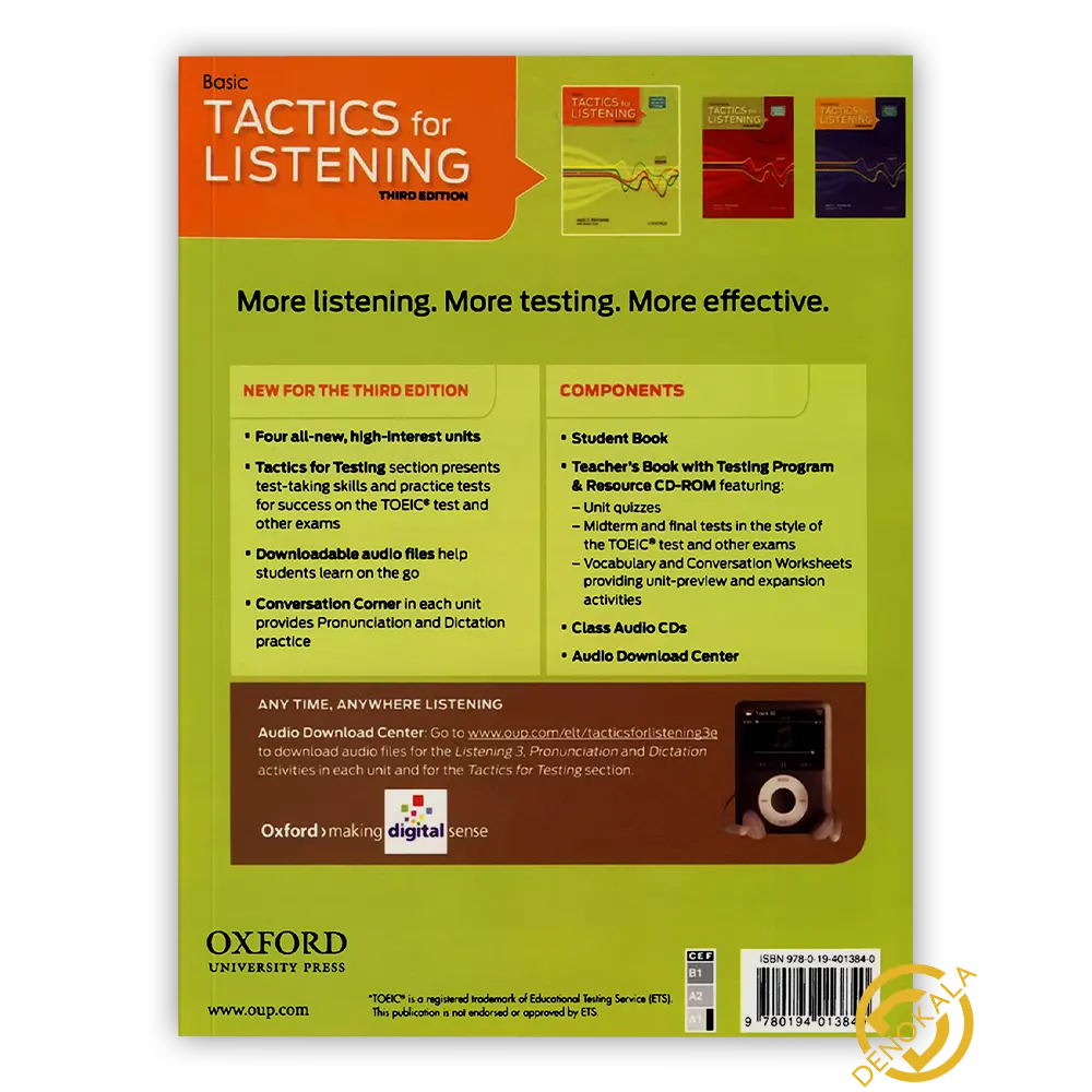 قیمت  کتاب Basic Tactics for Listening 3rd با تخفیف