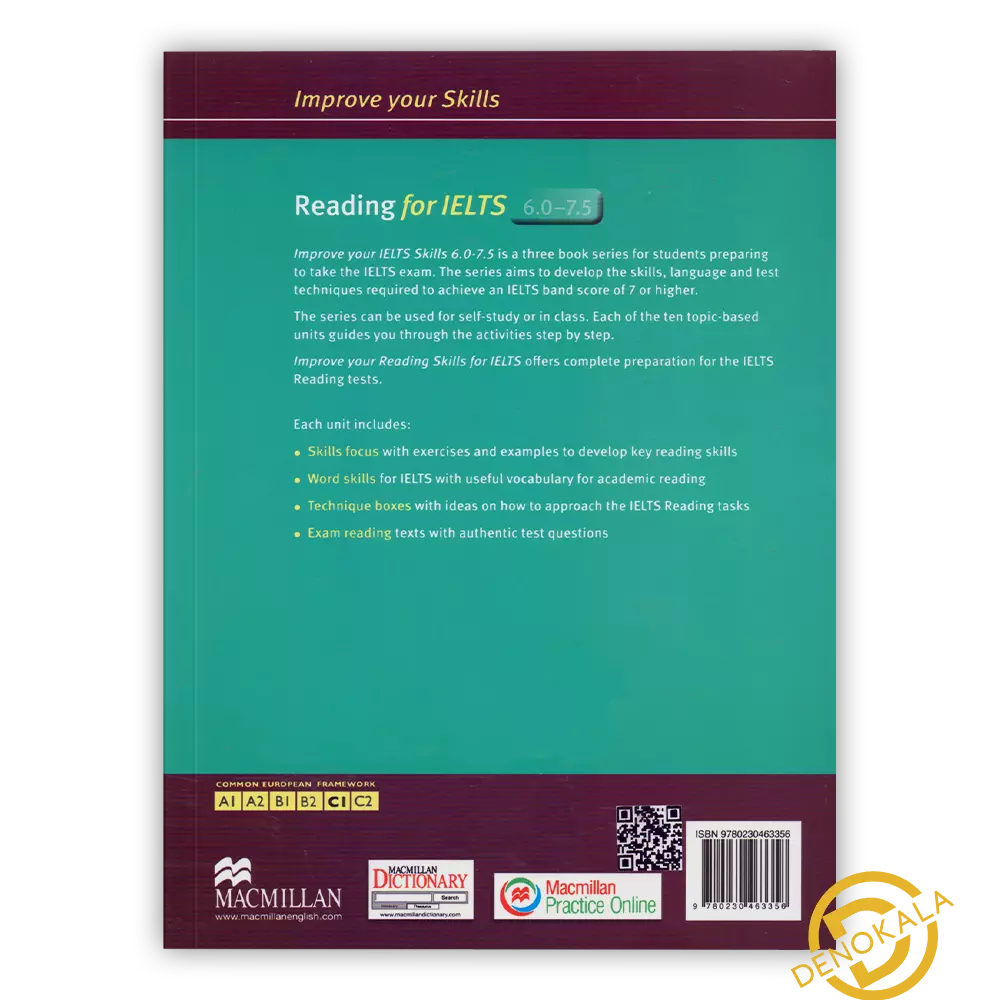 قیمت کتاب Improve Your Skills Reading for IELTS 6.0-7.5