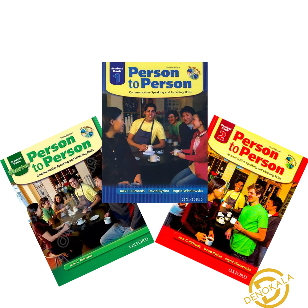 خرید پک کامل 3 جلدی کتاب های Person to Person