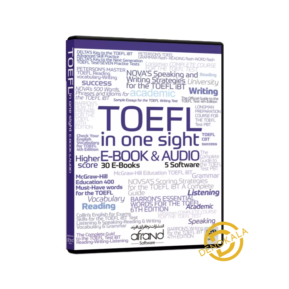 خریدTOEFL in one sight E-Book and Audio DVD