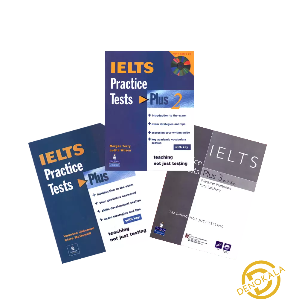 پک کامل 3 جلدی کتاب های IELTS Practice Tests Plus